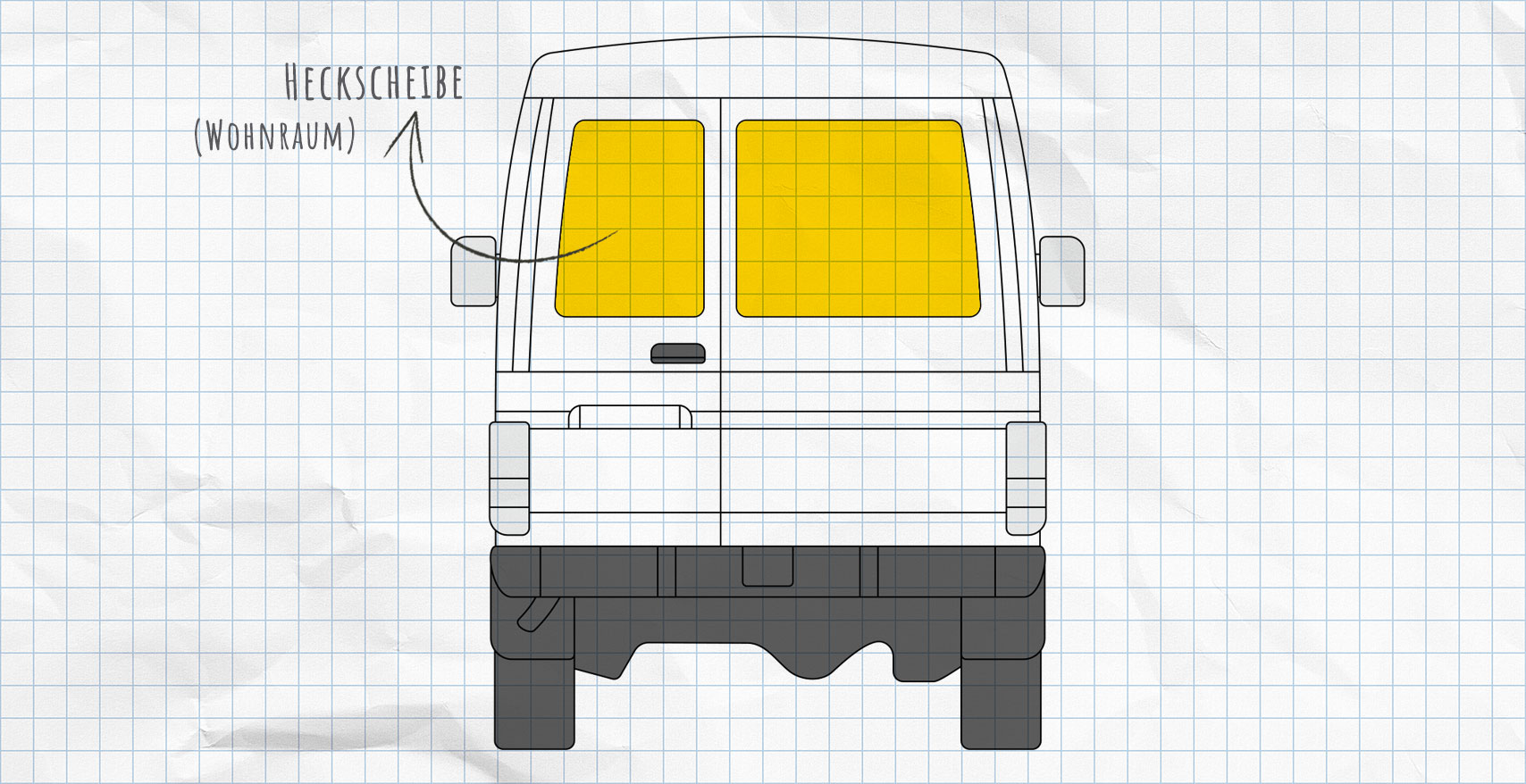 Toyota Land Cruiser Thermomatten Heckscheibe