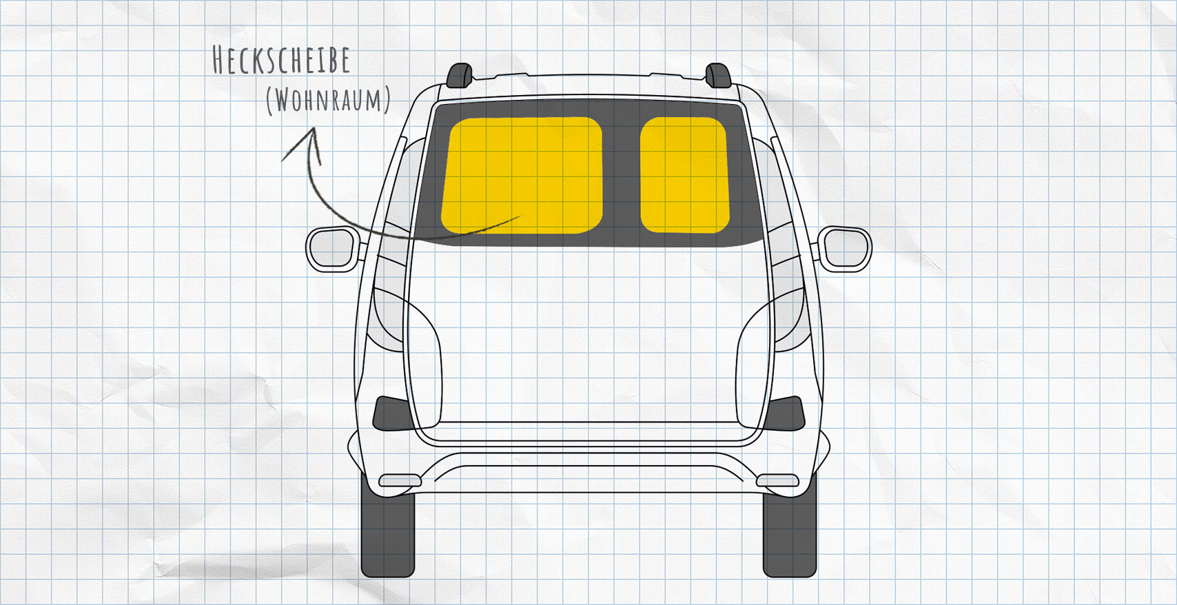 Dacia Dokker Thermomatten Heckscheibe