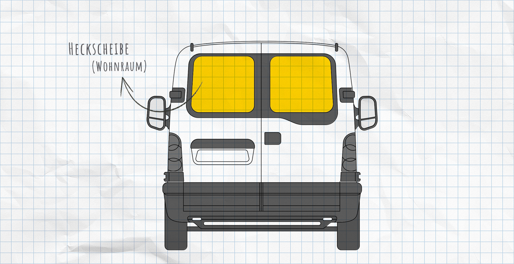 Renault Master 2 (1997-2010) Thermomatten Heckscheibe
