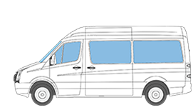 Sonnenschutz /& Verdunkelungskombi VW Crafter /& MB Sprinter 2006-2016