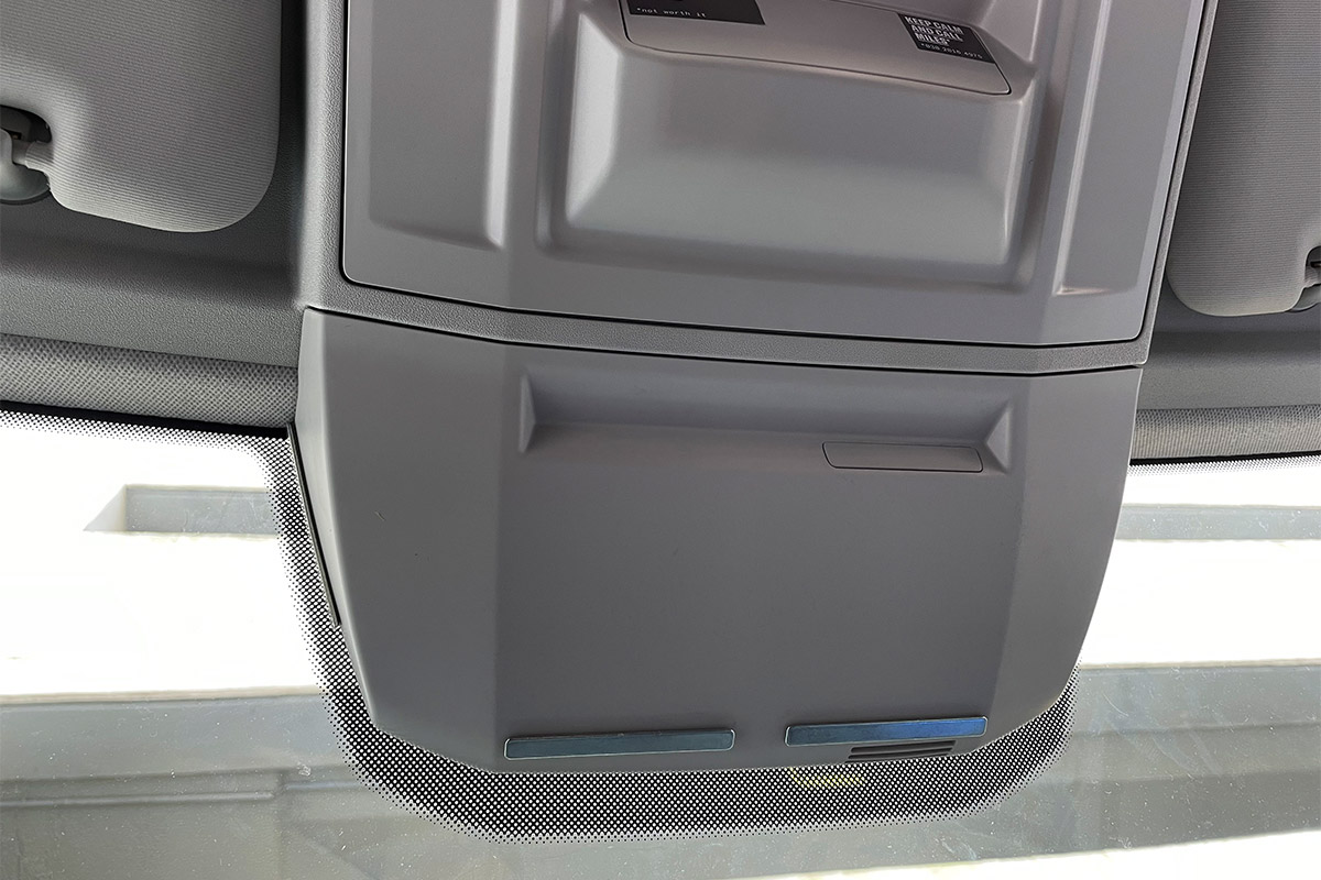 VW Crafter 2 ohne Innenraum-Rückspiegel mit Kunststoffgehäuse