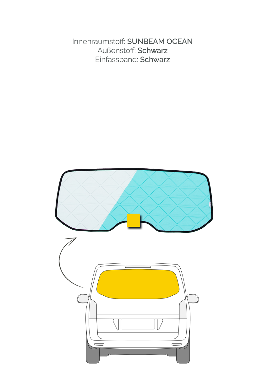 Magnet-Thermomatten Mercedes-Benz V-Klasse Marco Polo Heckscheibe