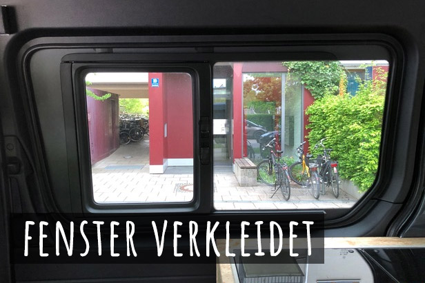 Mercedes Sprinter 3 Schiebetuer Fenster verkleidet