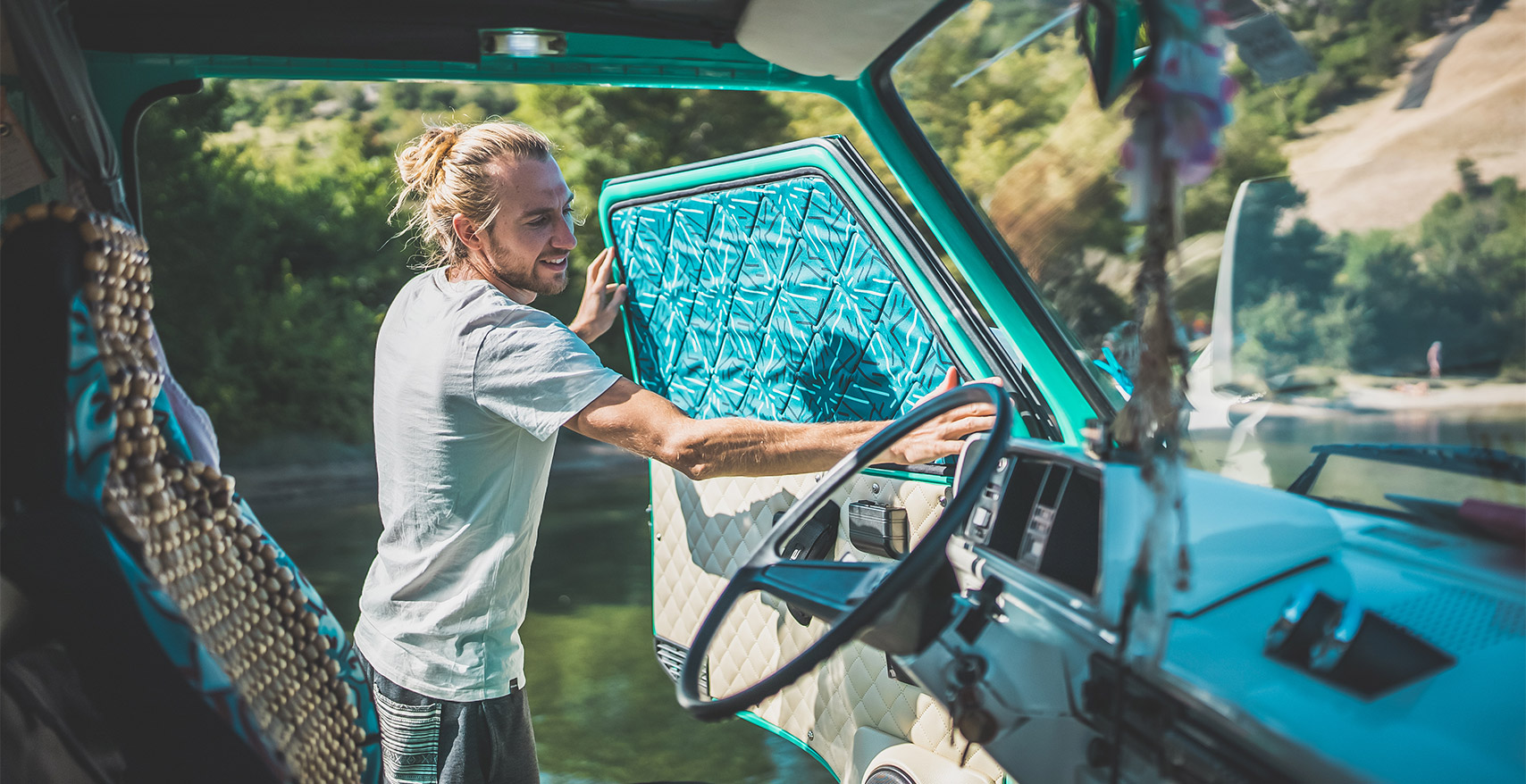 Project Camper Magnet-Thermomatte VW T3 Marc Strand Kroatien